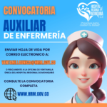 SE REQUIERE AUXILIAR DE ENFERMERIA