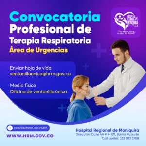 REQUERIMOS PROFESIONAL EN TERAPIA RESPIRATORIA URGENCIAS