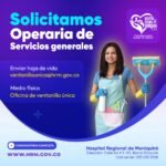 REQUERIMOS AUXILIAR DE SERVICIOS GENERALES