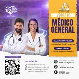 CONVOCATORIA MÉDICO GENERAL