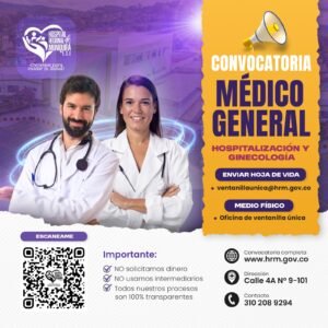REQUERIMOS MÉDICO GENERAL